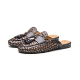 Avery Women's Leather Weave Mule