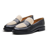 Daisy Women's Leather Fur Loafer