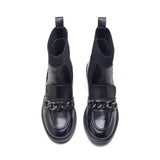 Lilou Womens Leather Ankle Boot