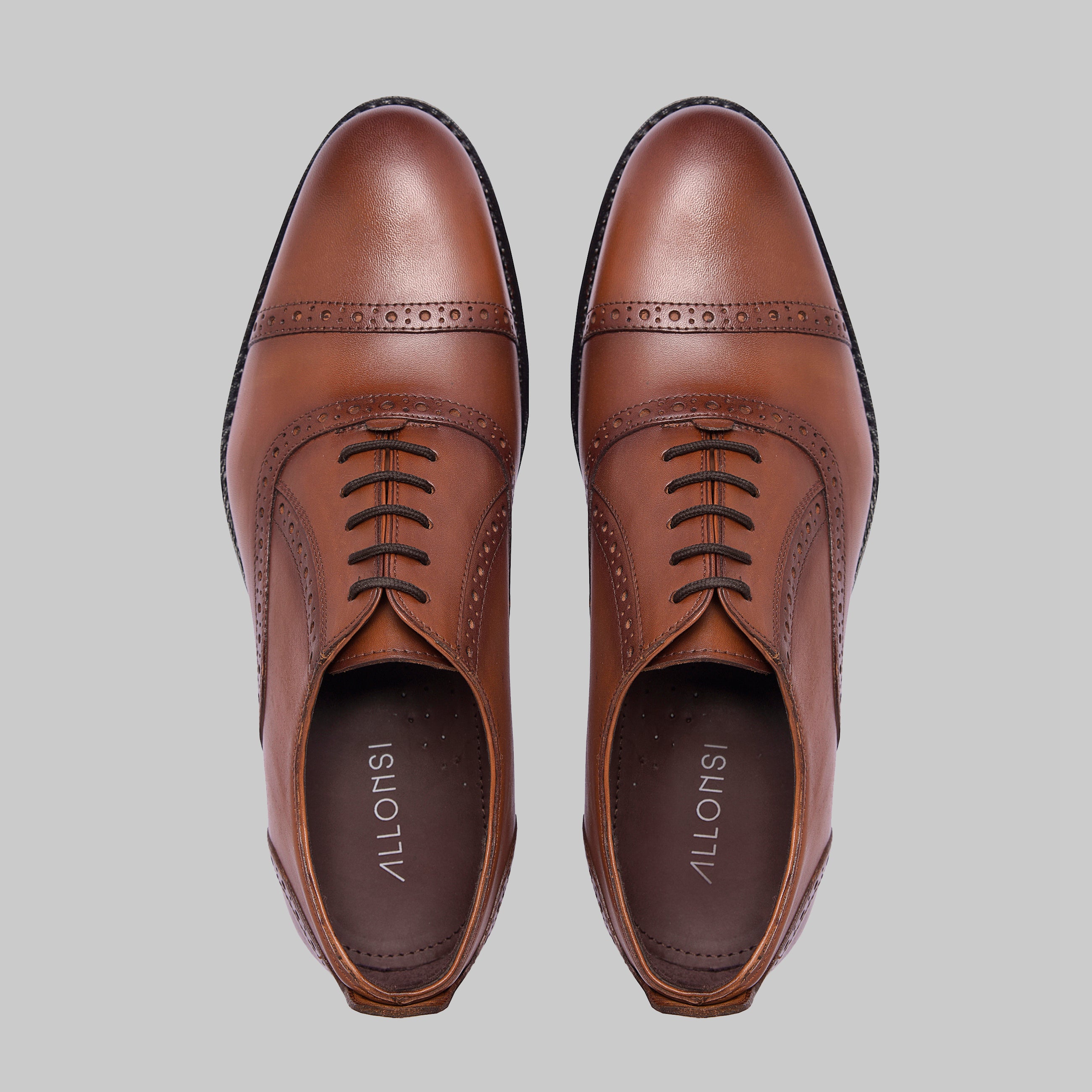 Galton Goodyear Welted Cap Toe Oxford Dress Shoes