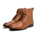 Lucian Cap Toe Dress Combat Boots