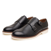 Neil Plain Toe Monk Strap Casual Shoes