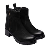 Ines Block Heel Ankle Booties