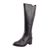 Garnet Block Heel Knee High Riding Boots