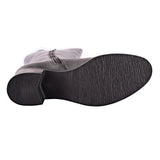 Garnet Block Heel Knee High Riding Boots