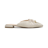 Isla Womens Leather Flat Mule