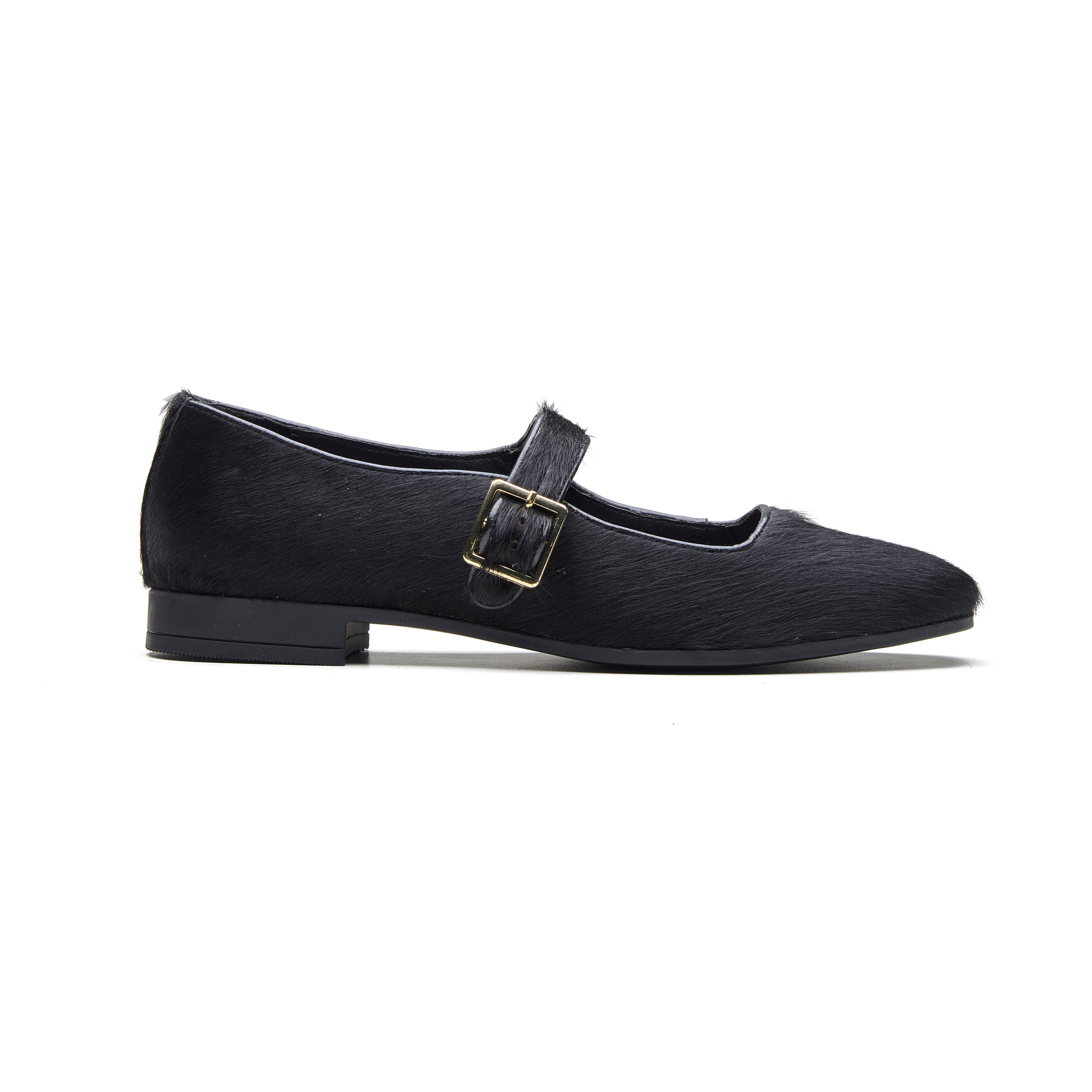 Rocio Women's Hair On Leather Ballet Flat