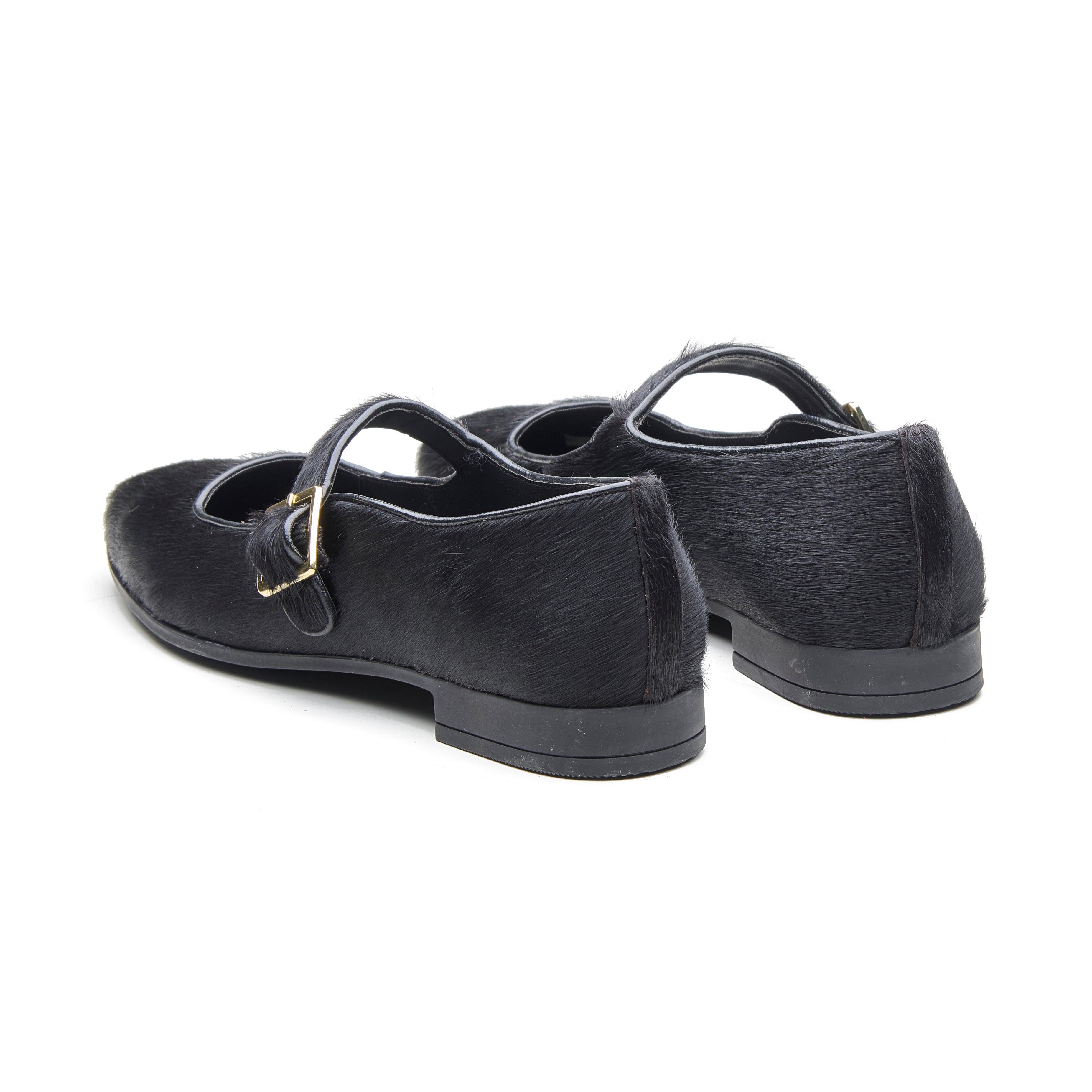 Rocio Women's Hair On Leather Ballet Flat