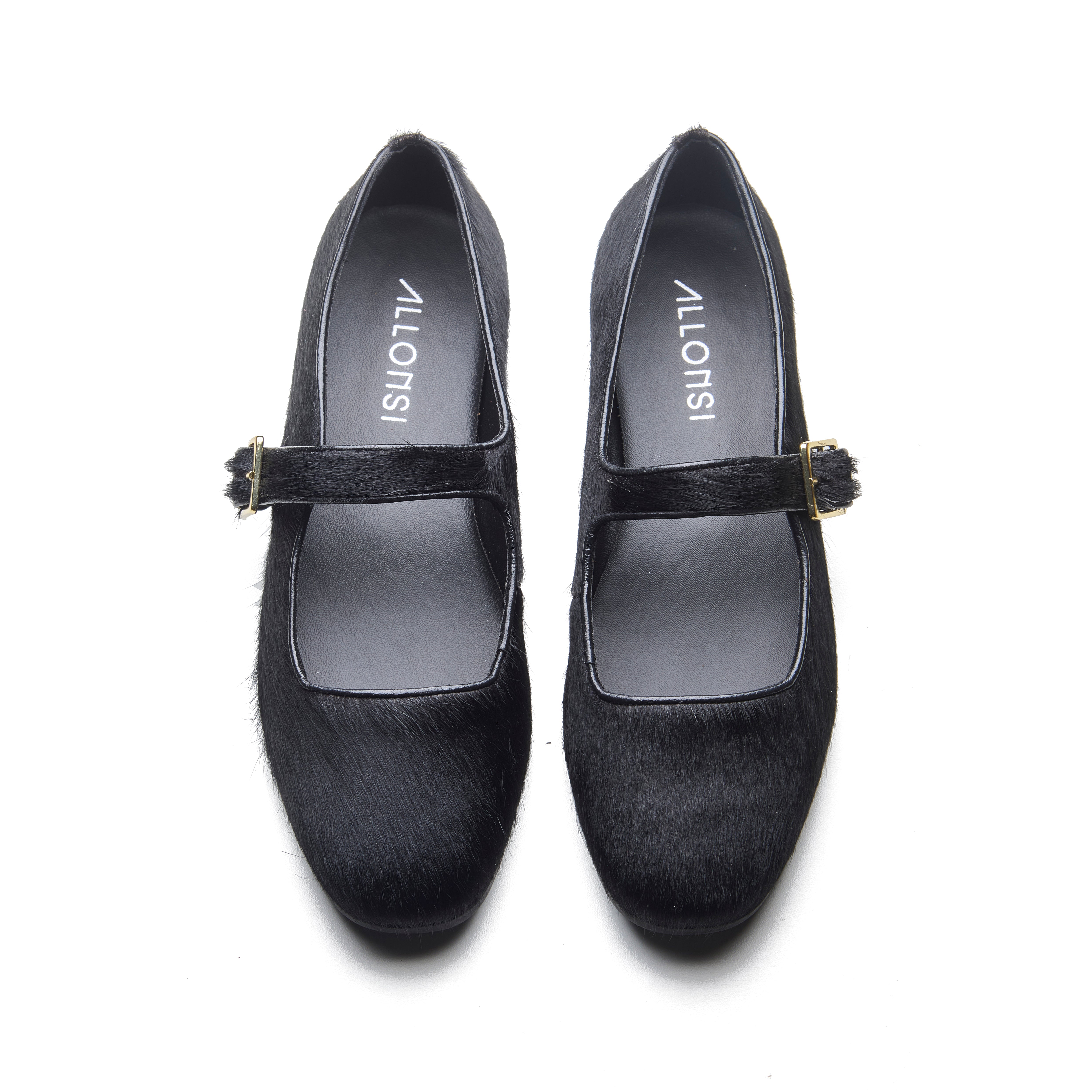 Rocio Women's Hair On Leather Ballet Flat