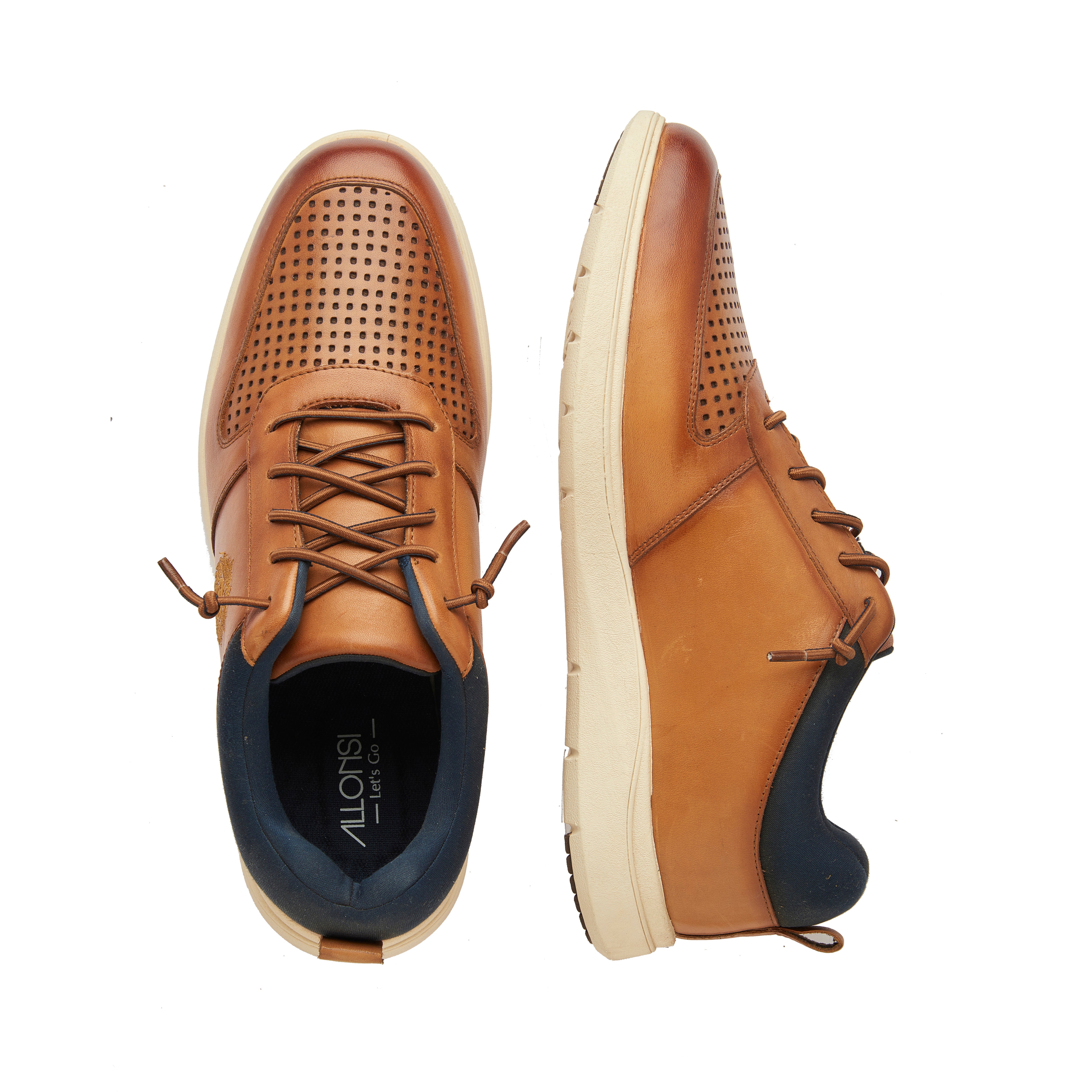 Trosten Men's Leather Sneakers