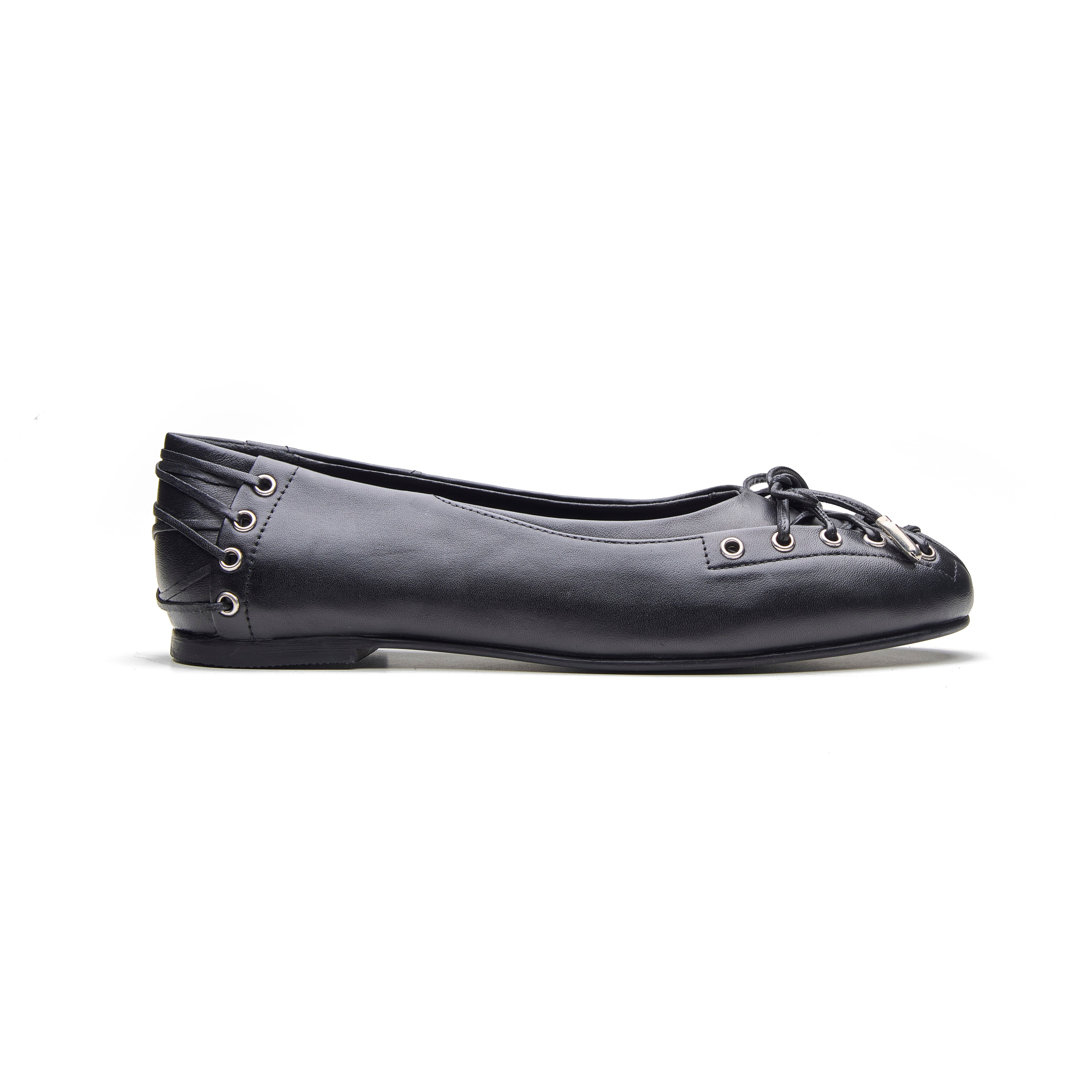 Siv Women's Moto Lace Ballet Flat