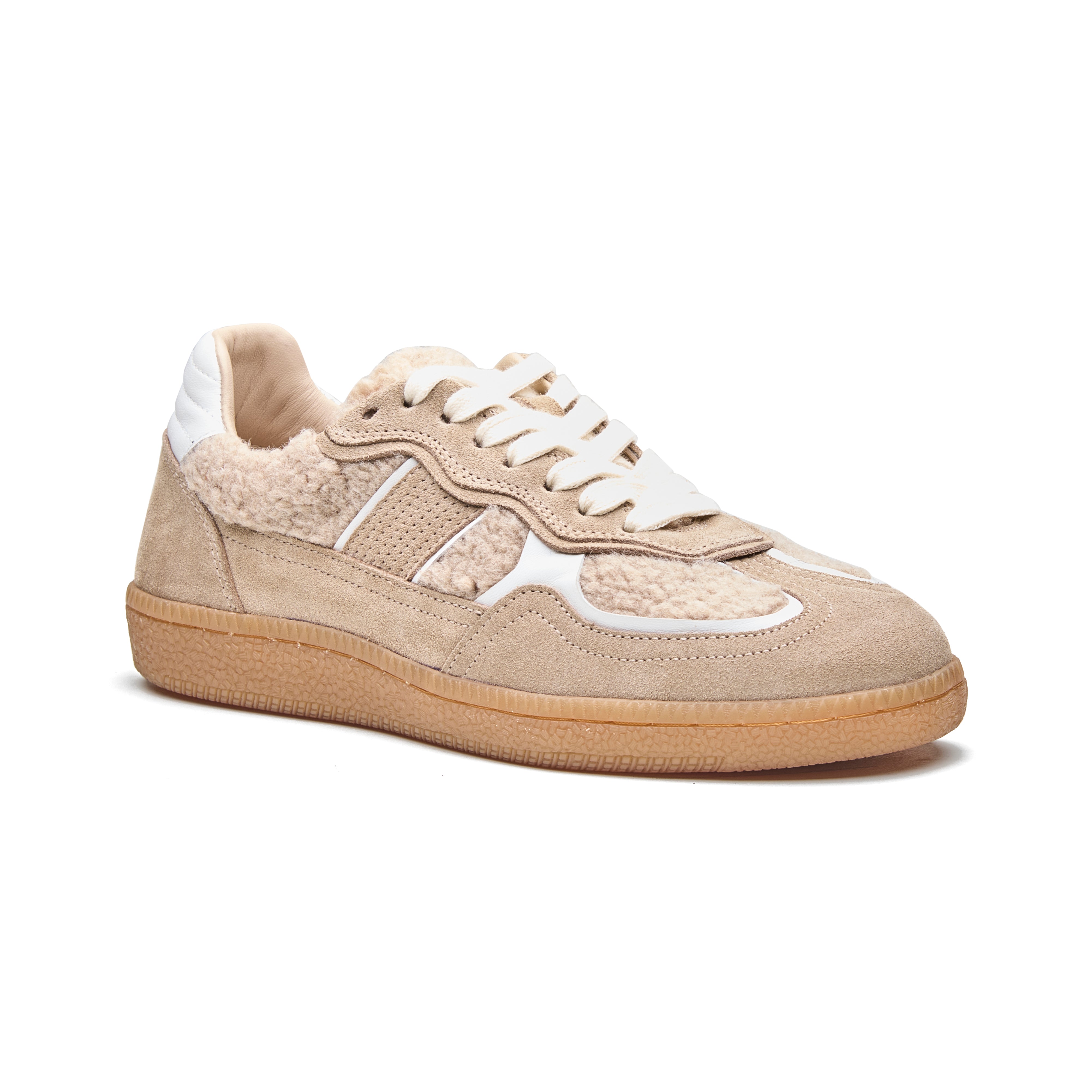 Elin Women's Suede Fur Sneaker