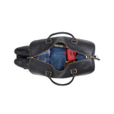 Wander Leather Duffel Bag with Shoes Pocket