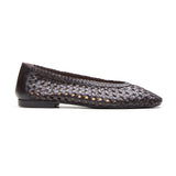 Camila Women's Leather Weave Flat