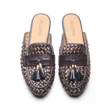 Avery Women's Leather Weave Mule