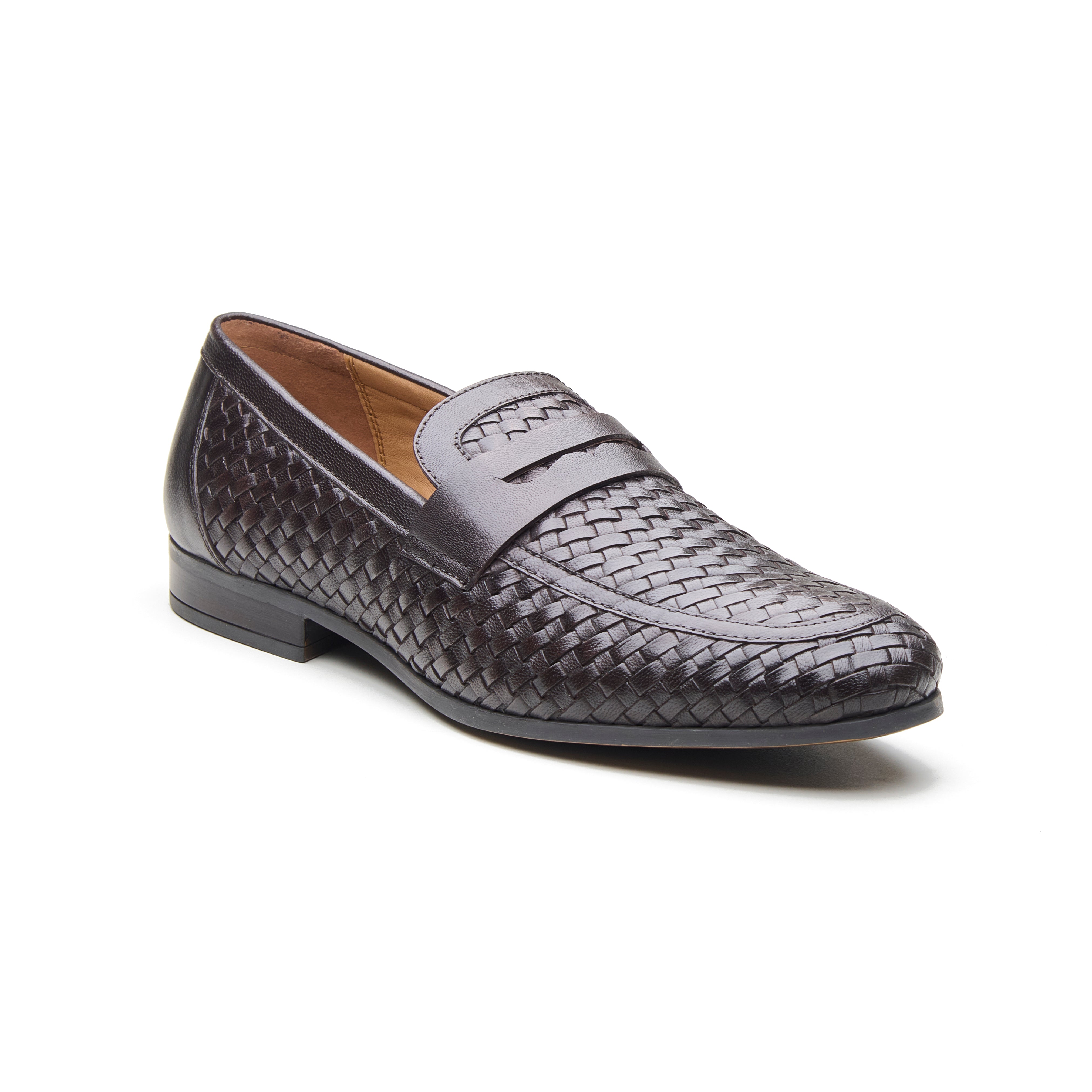 Sven Men's Casual Weave Penny Loafers