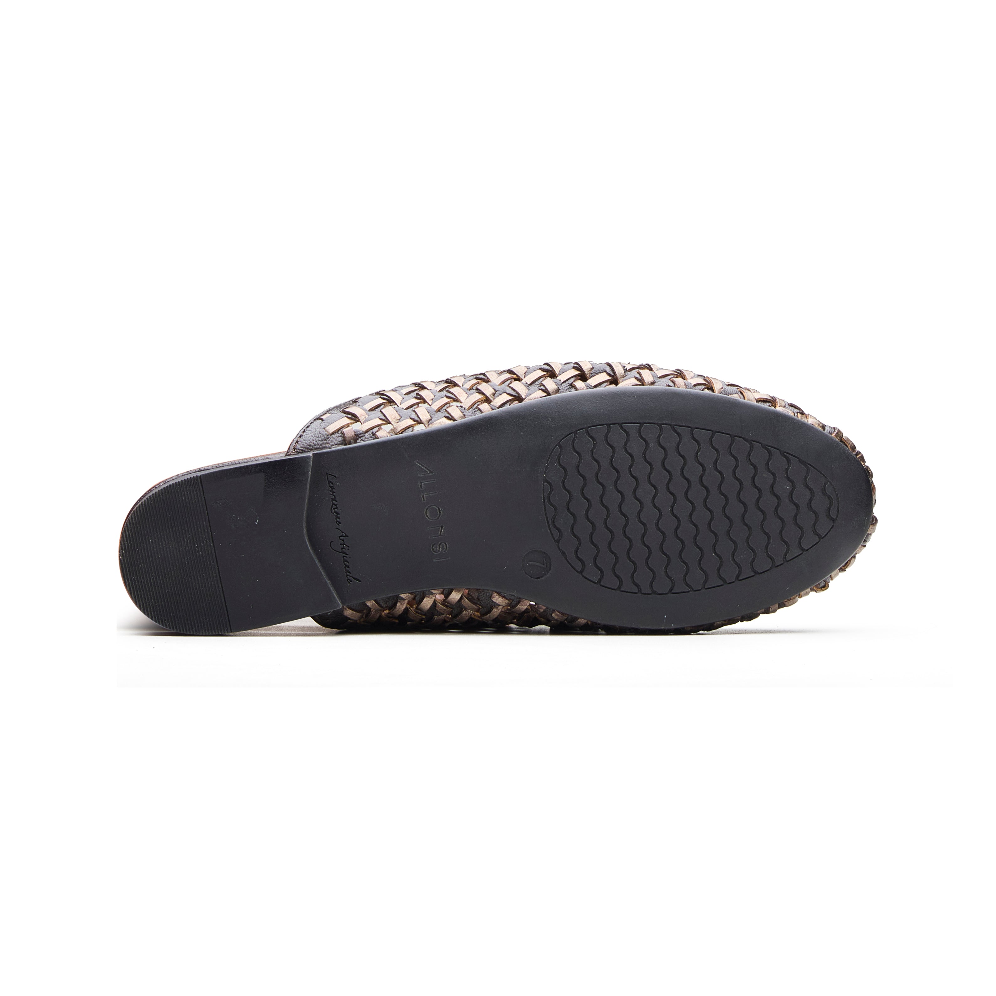 Avery Women's Leather Weave Mule