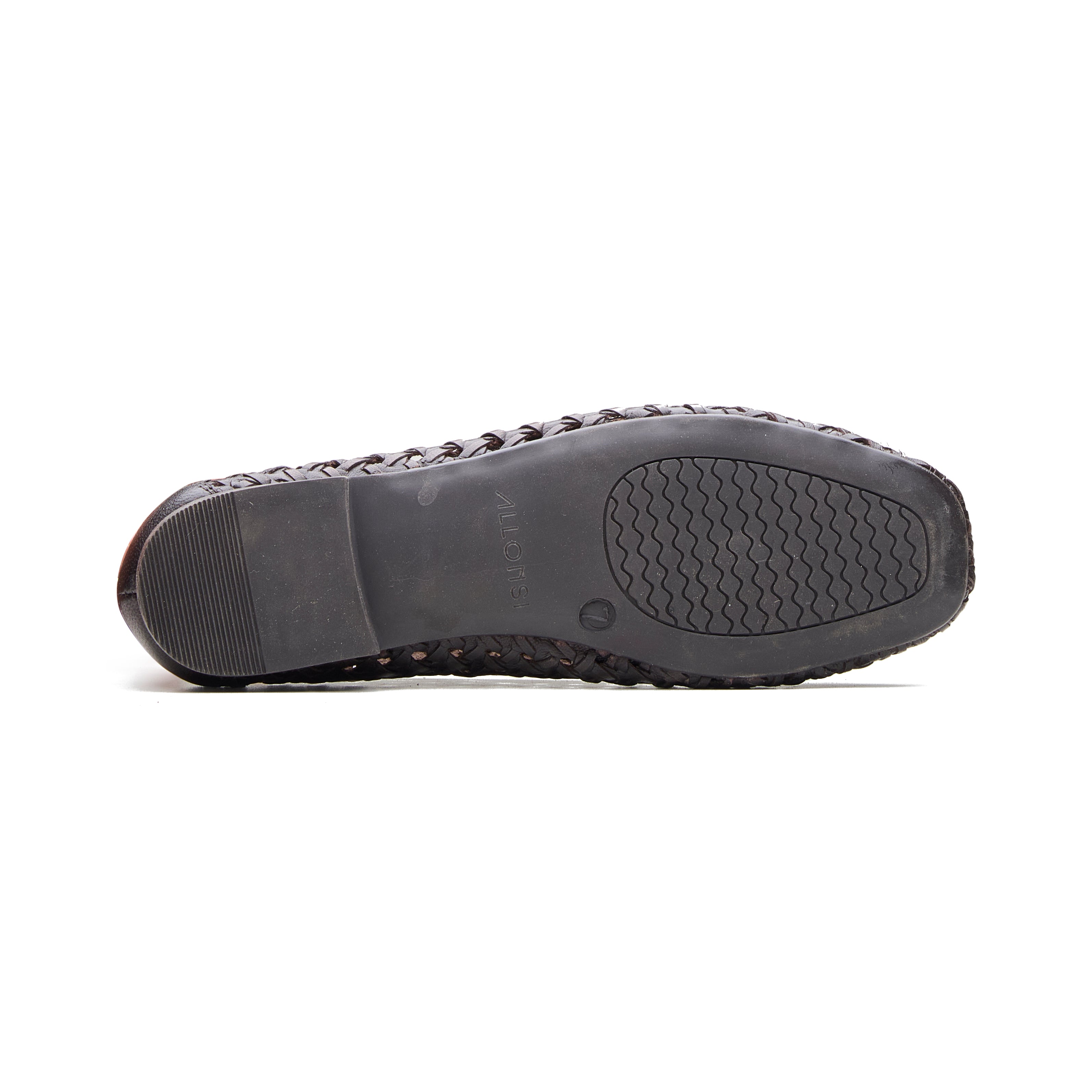 Camila Women's Leather Weave Flat