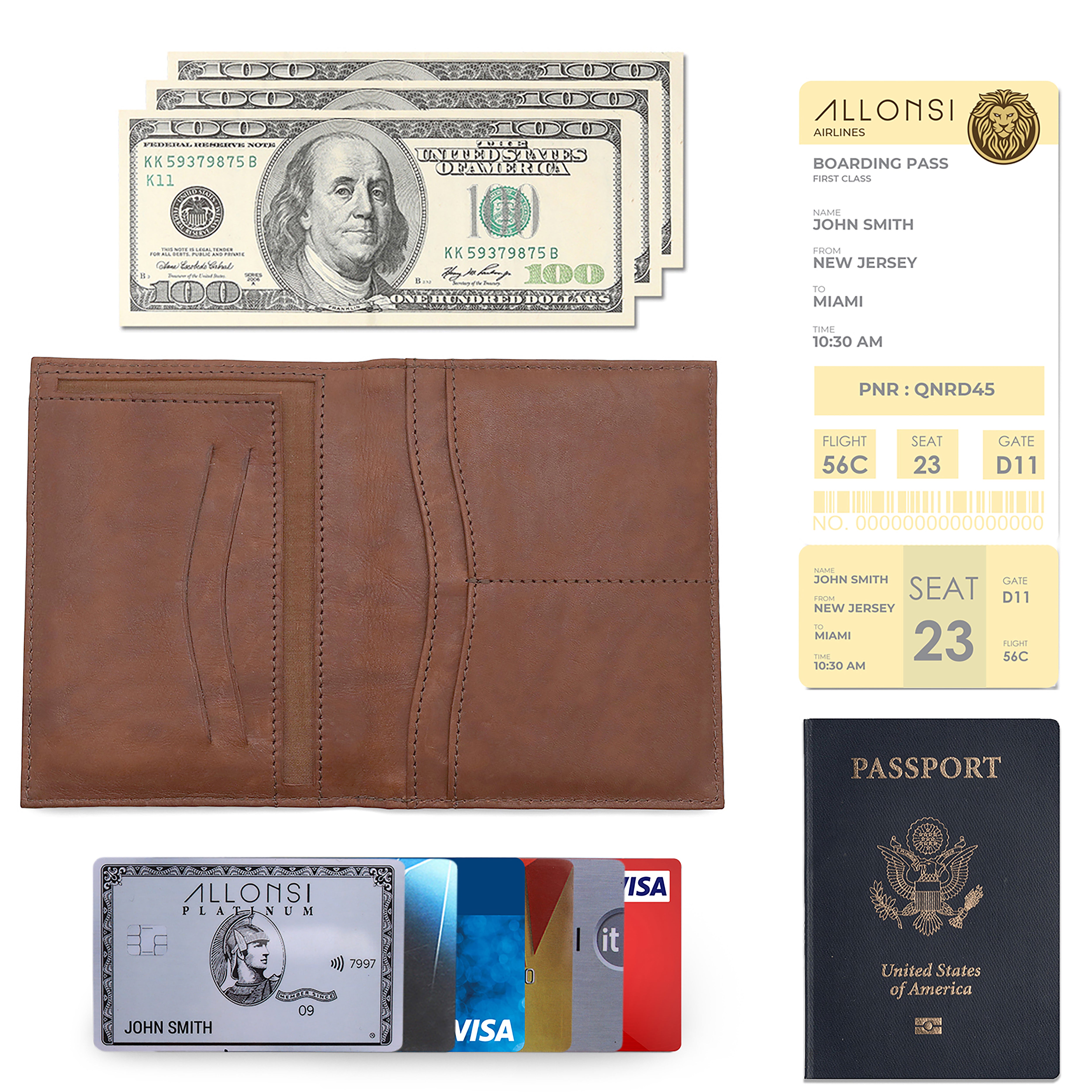 Globe Trotter Unisex Passport Holder