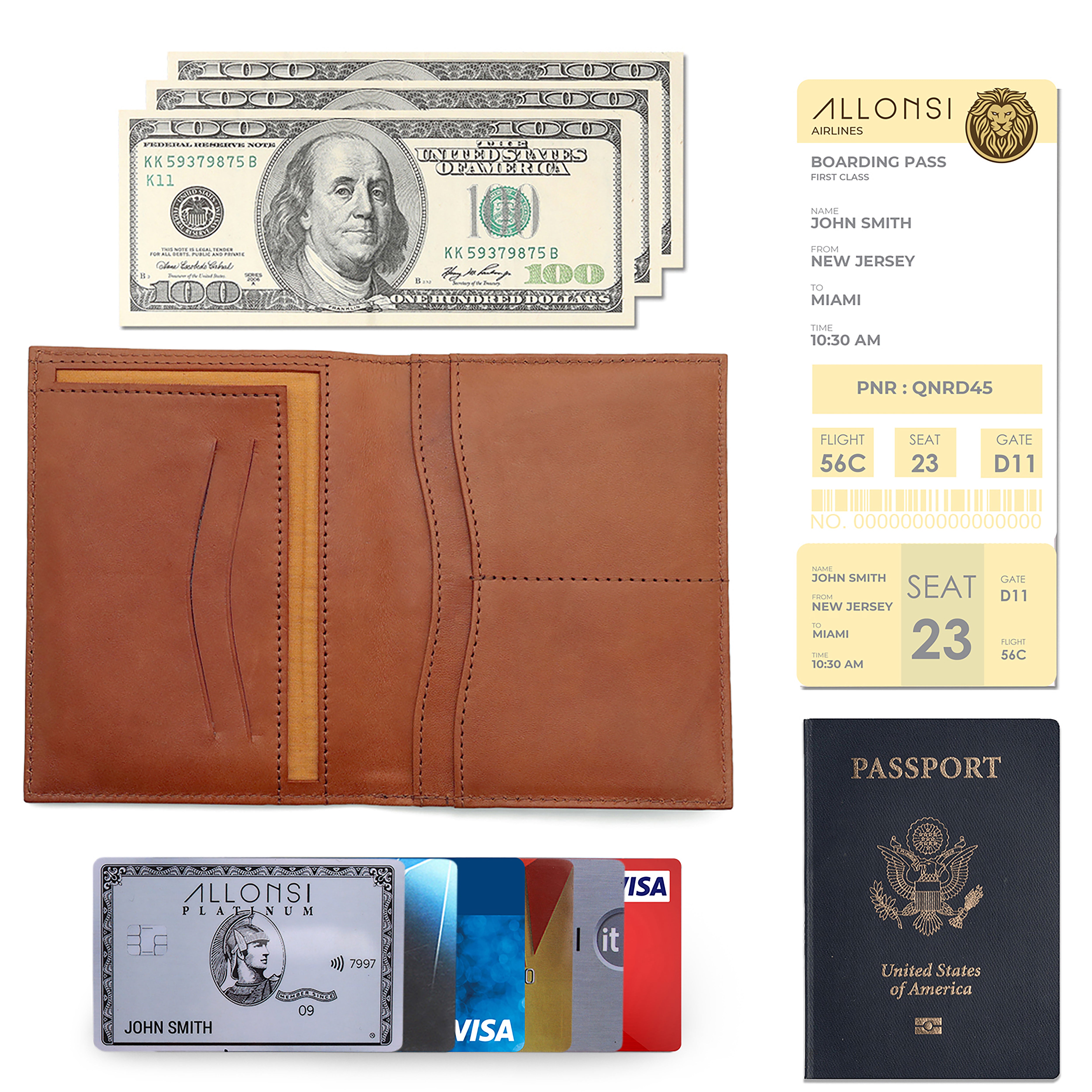 Globe Trotter Unisex Passport Holder