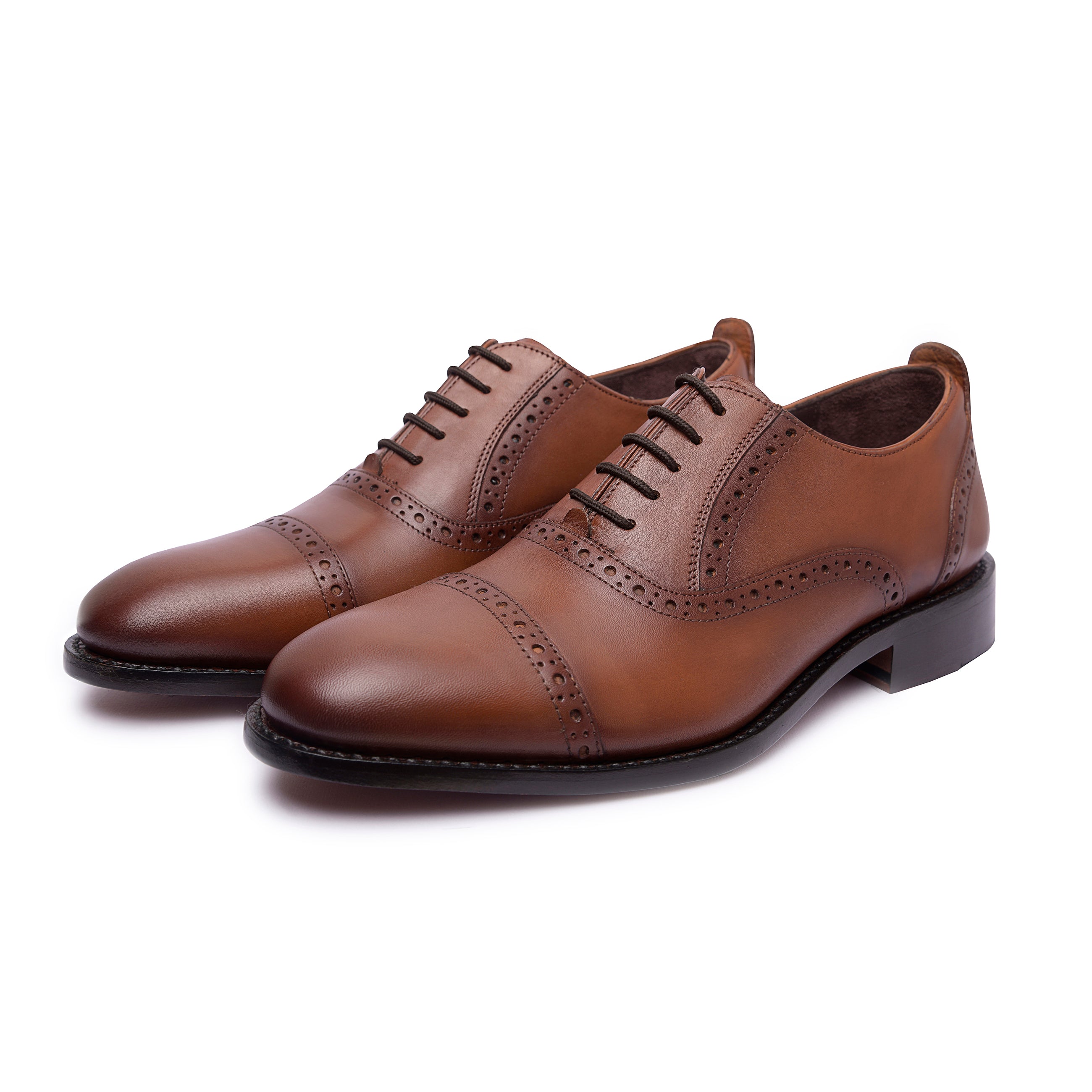 Galton Goodyear Welted Cap Toe Oxford Dress Shoes