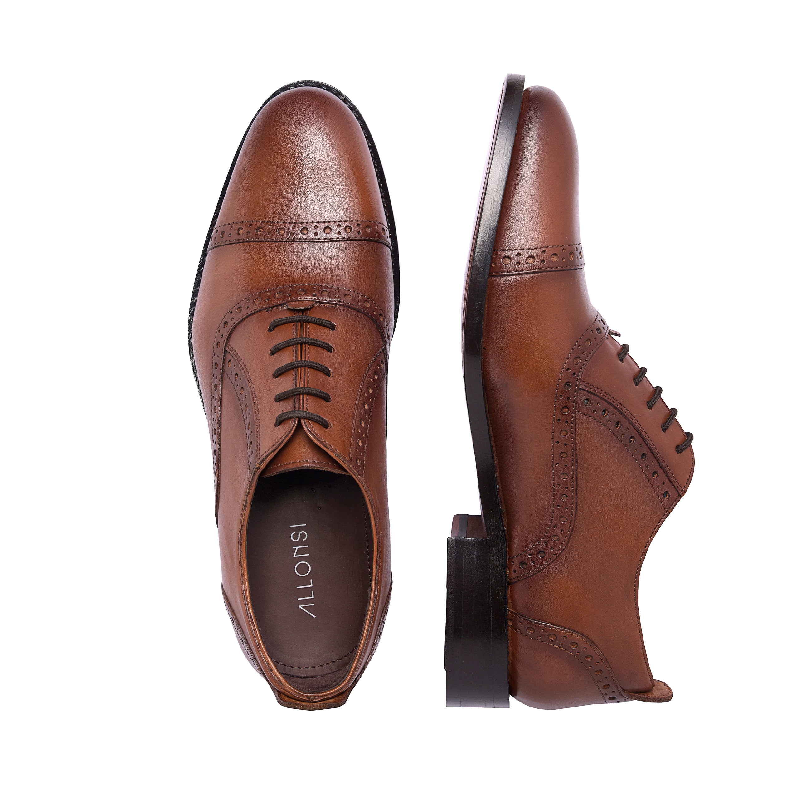 Galton Goodyear Welted Cap Toe Oxford Dress Shoes