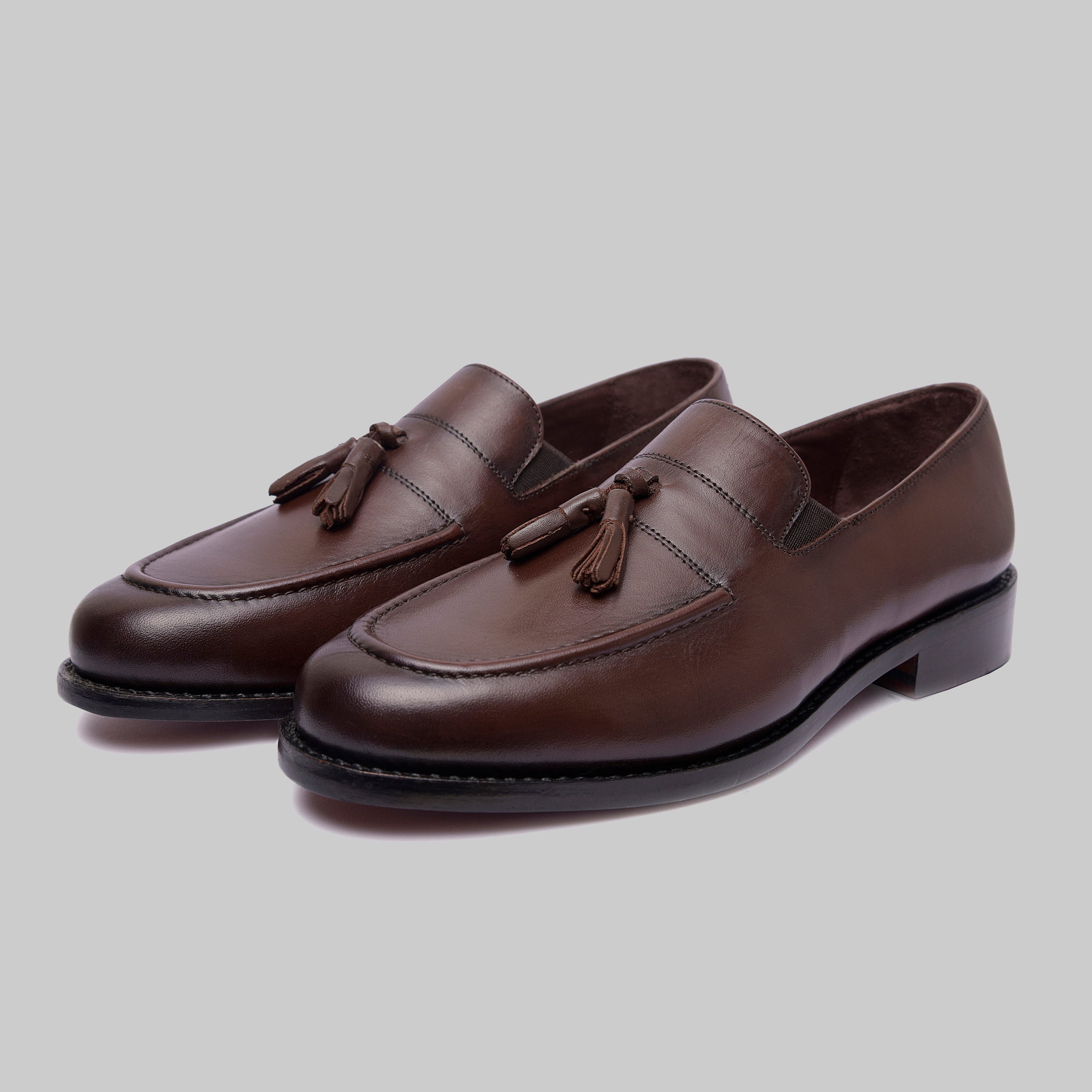 Jager Goodyear Welted Formal Tassel Penny Loafers