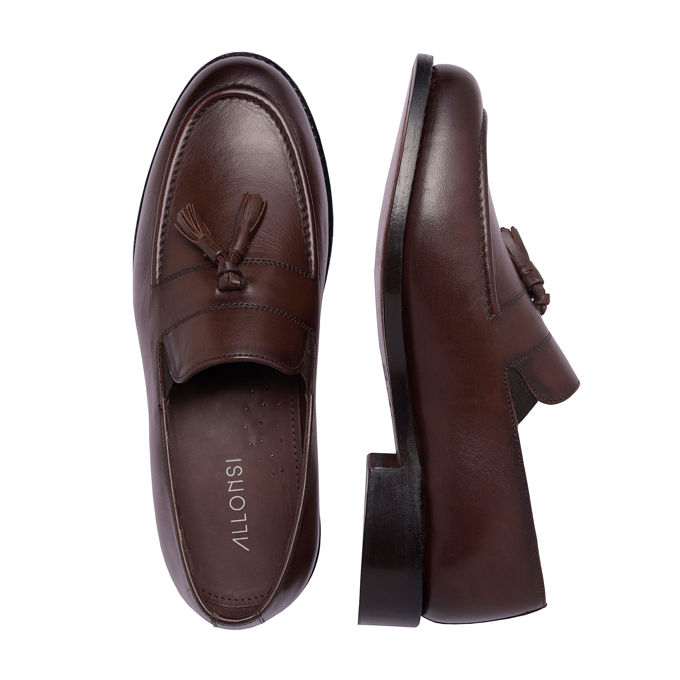 Jager Goodyear Welted Formal Tassel Penny Loafers