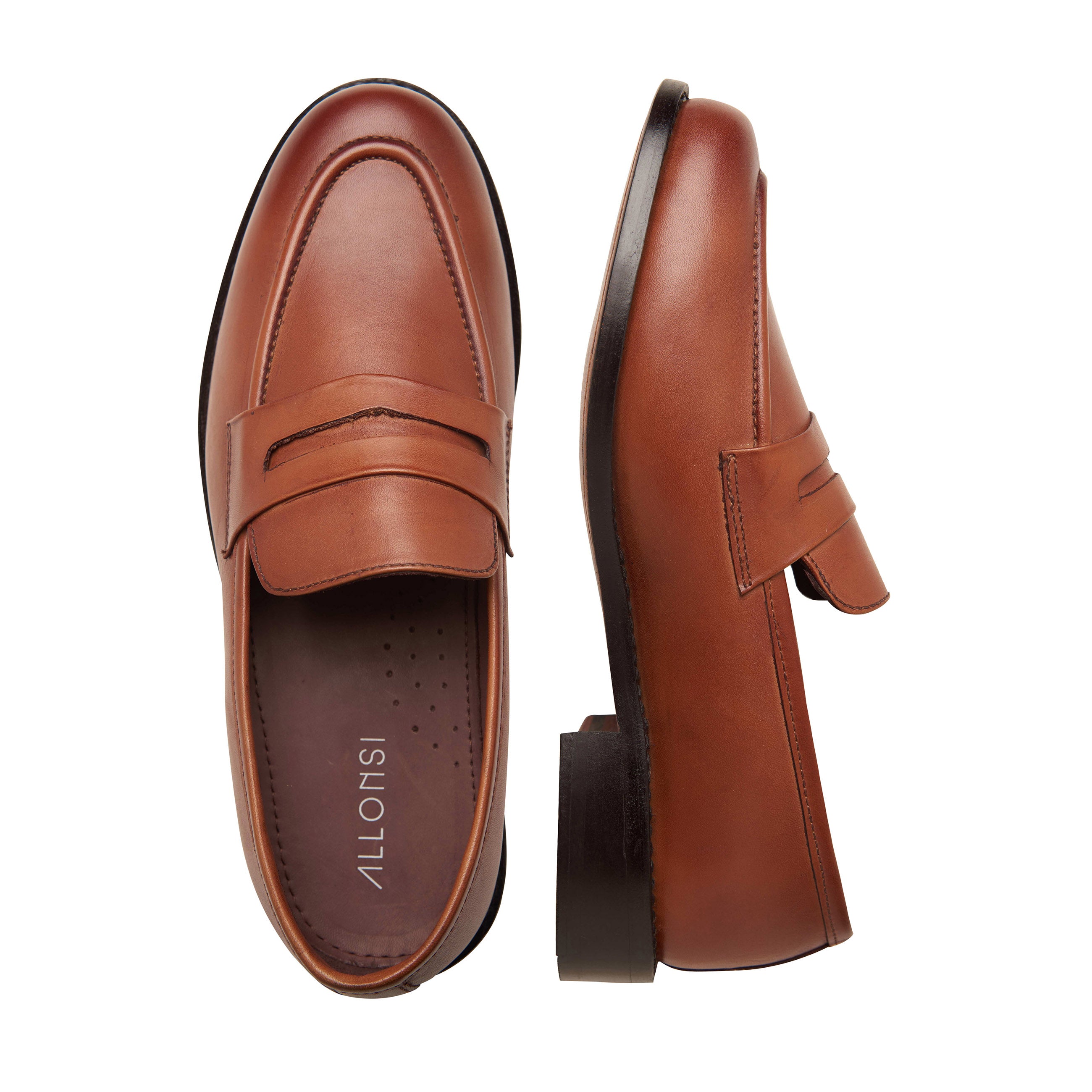 James Goodyear Welted Formal Penny Loafers