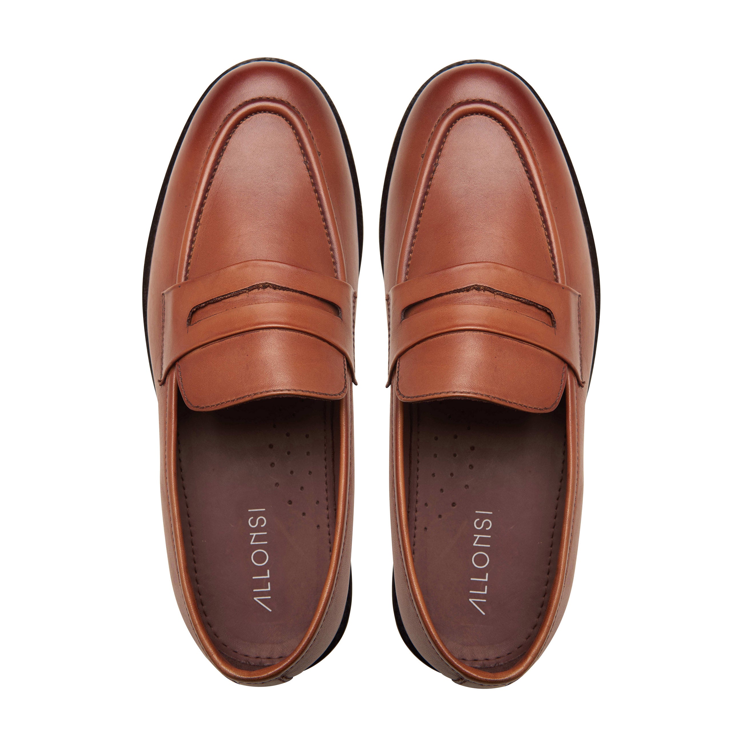 James Goodyear Welted Formal Penny Loafers