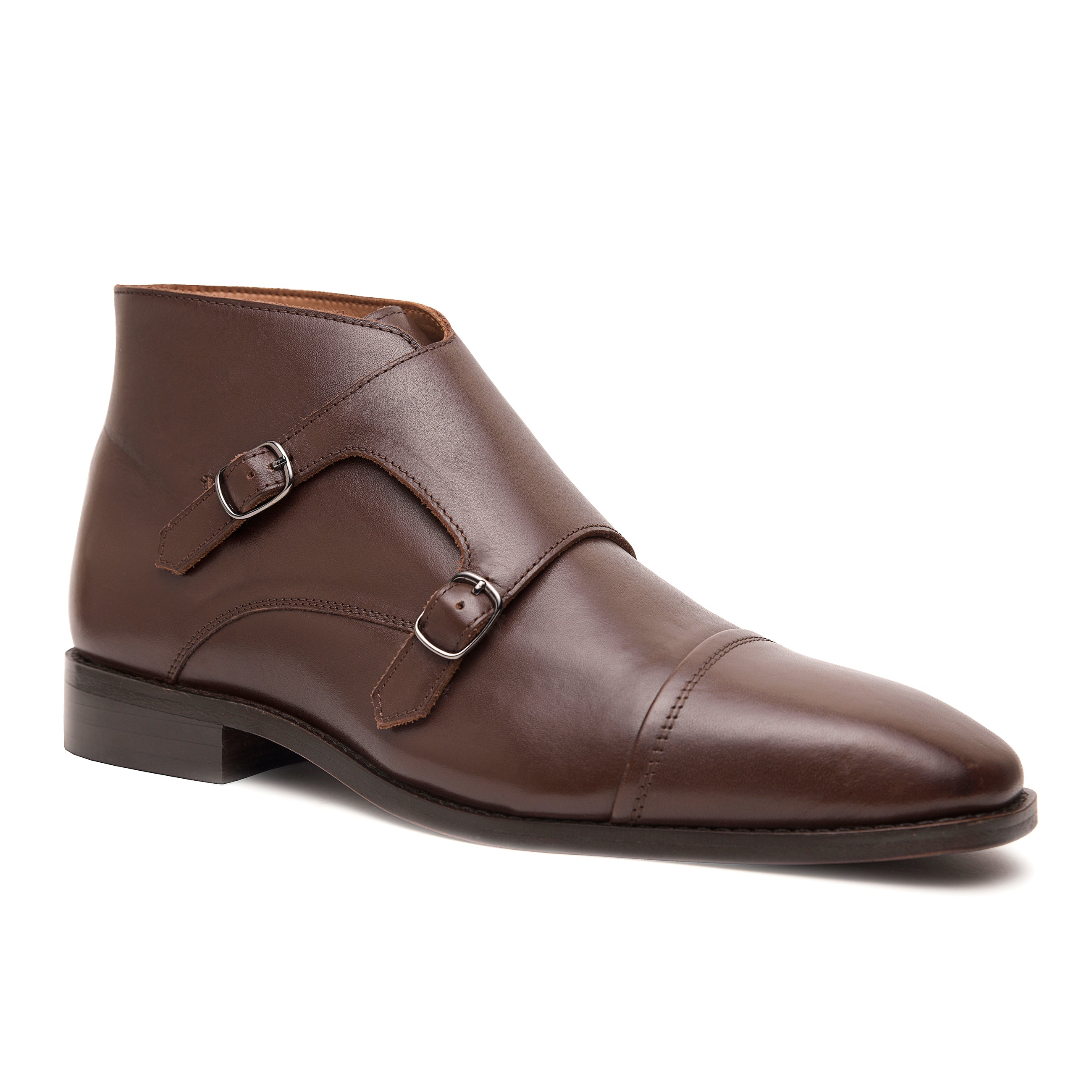 Corentin Cap Toe Monk Strap Dress Boots