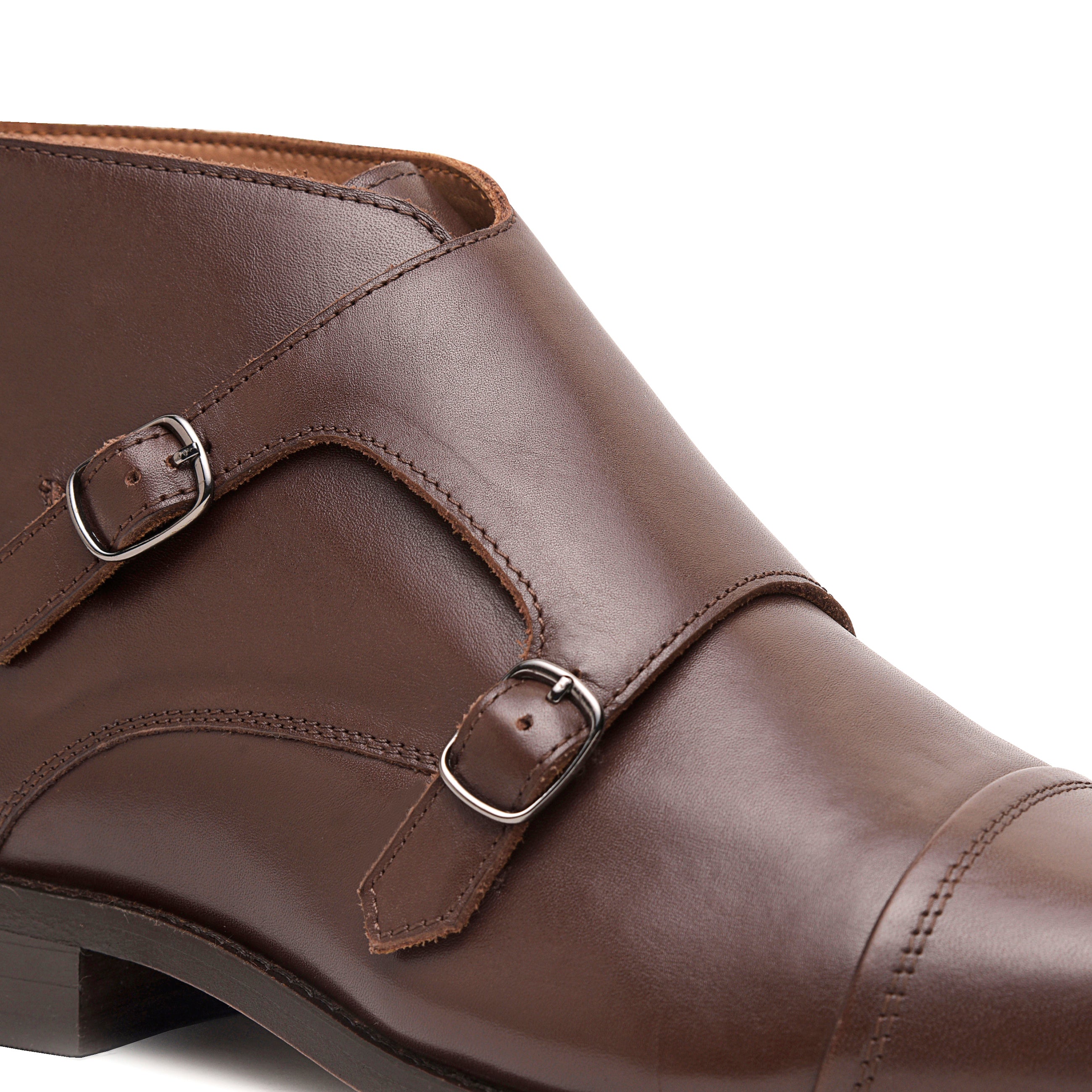 Corentin Cap Toe Monk Strap Dress Boots