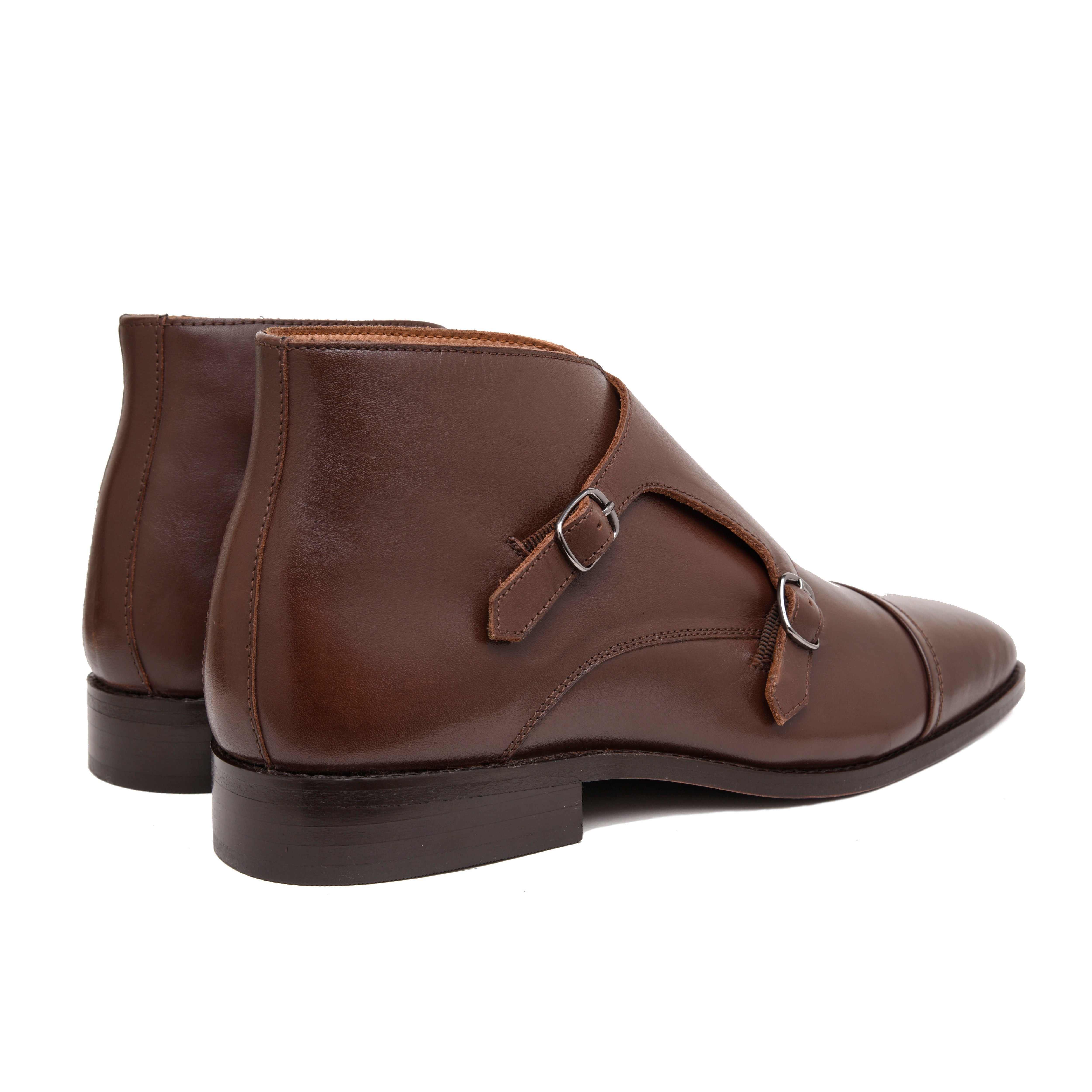 Corentin Cap Toe Monk Strap Dress Boots
