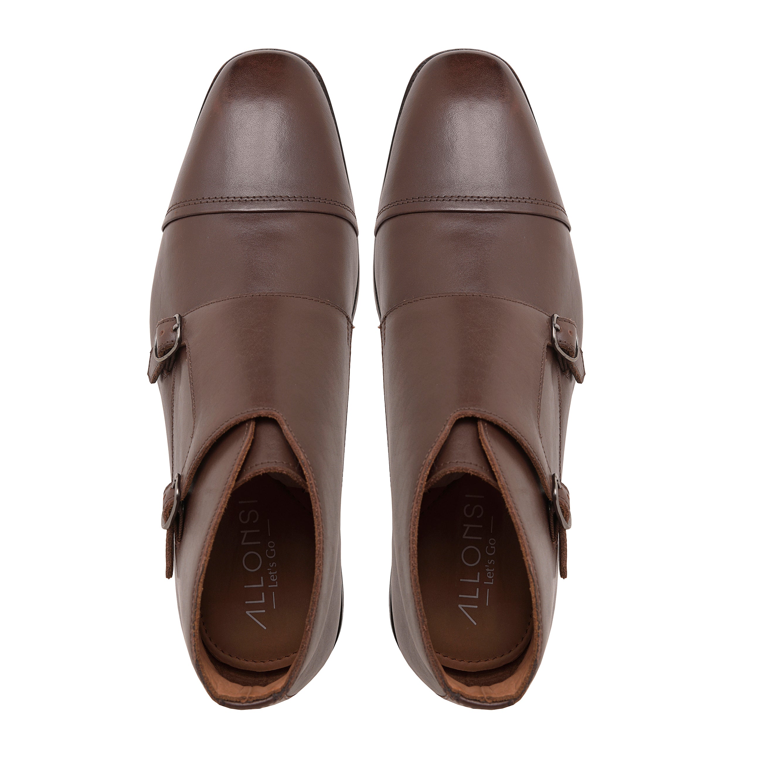 Corentin Cap Toe Monk Strap Dress Boots