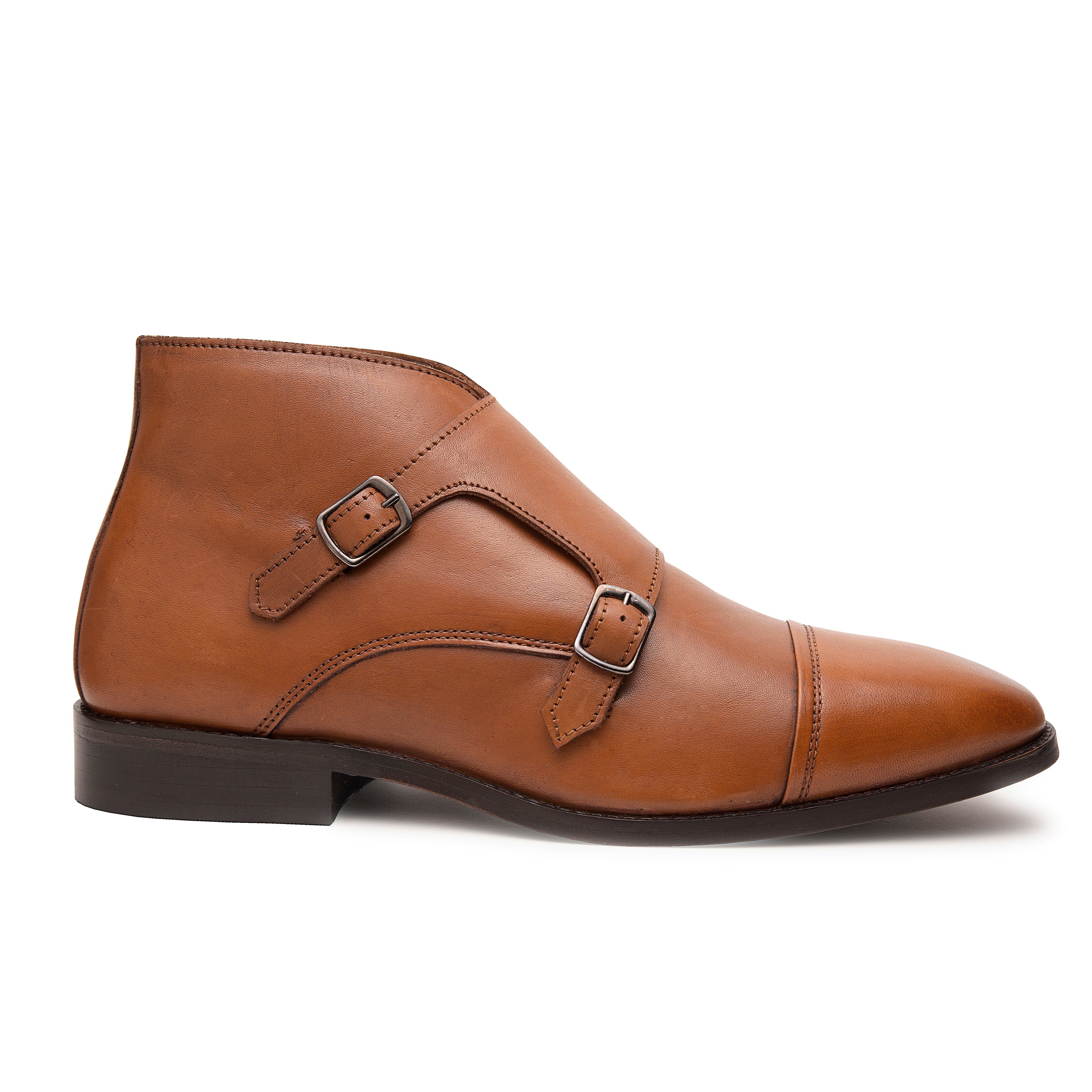 Corentin Cap Toe Monk Strap Dress Boots