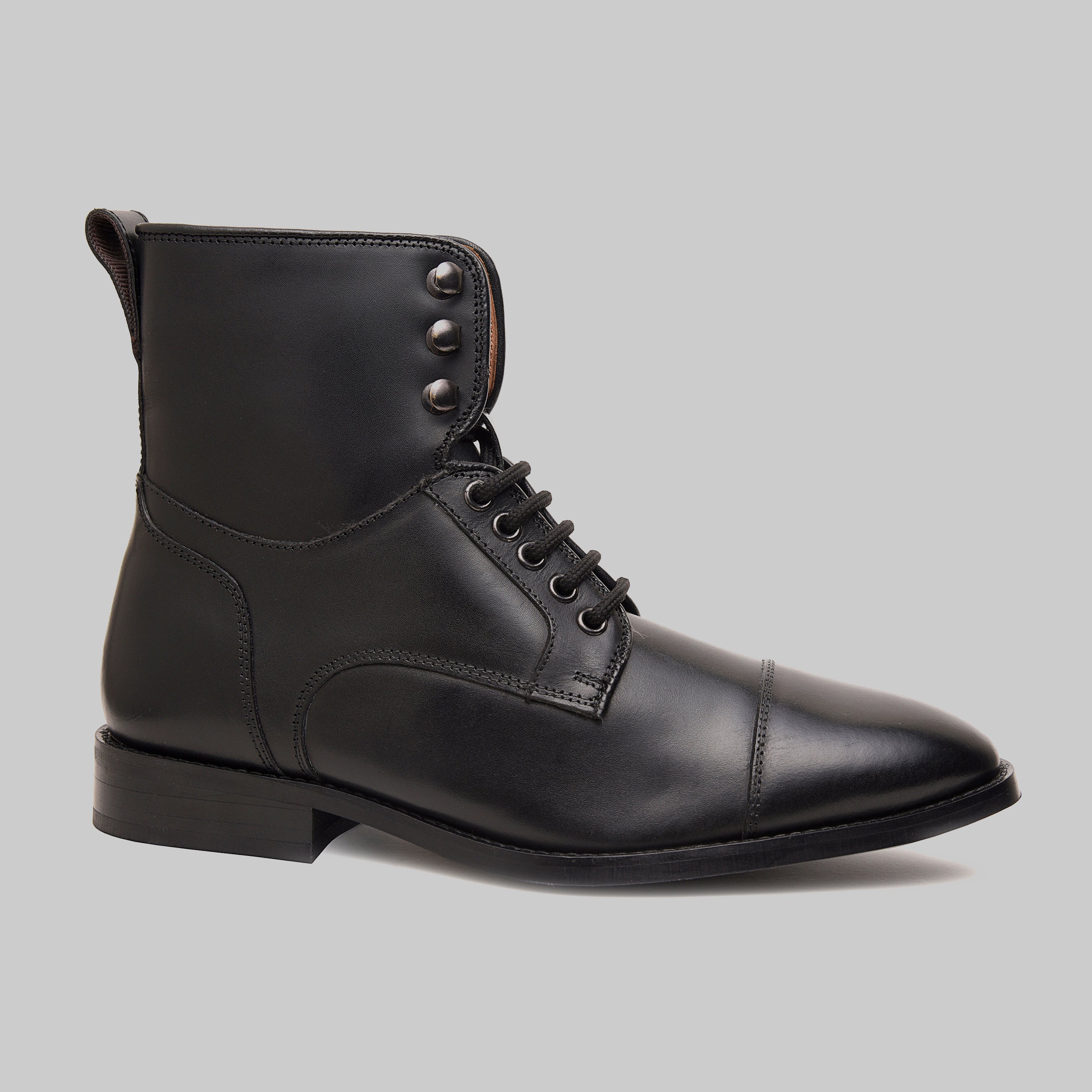 Lucian Cap Toe Dress Combat Boots