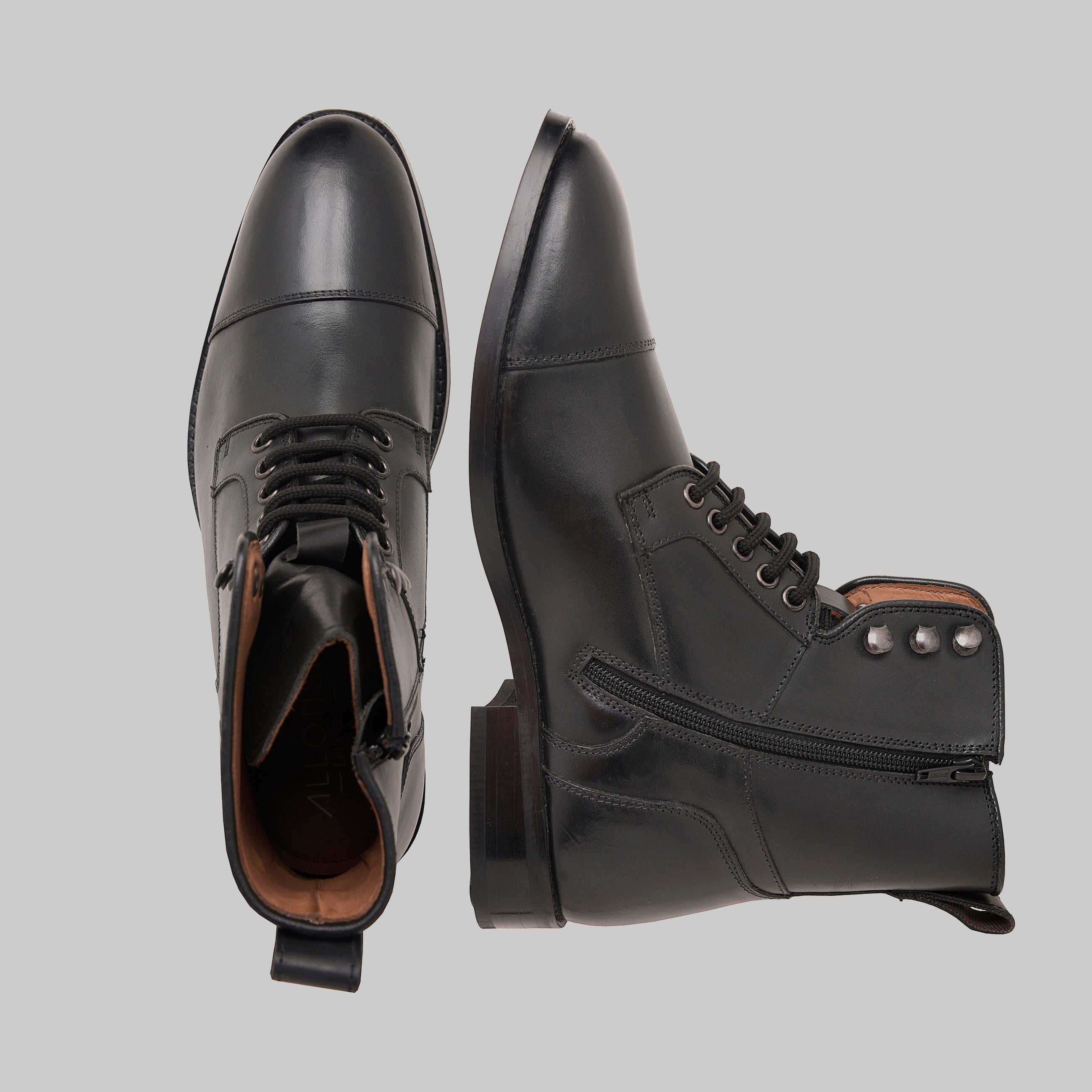 Lucian Cap Toe Dress Combat Boots