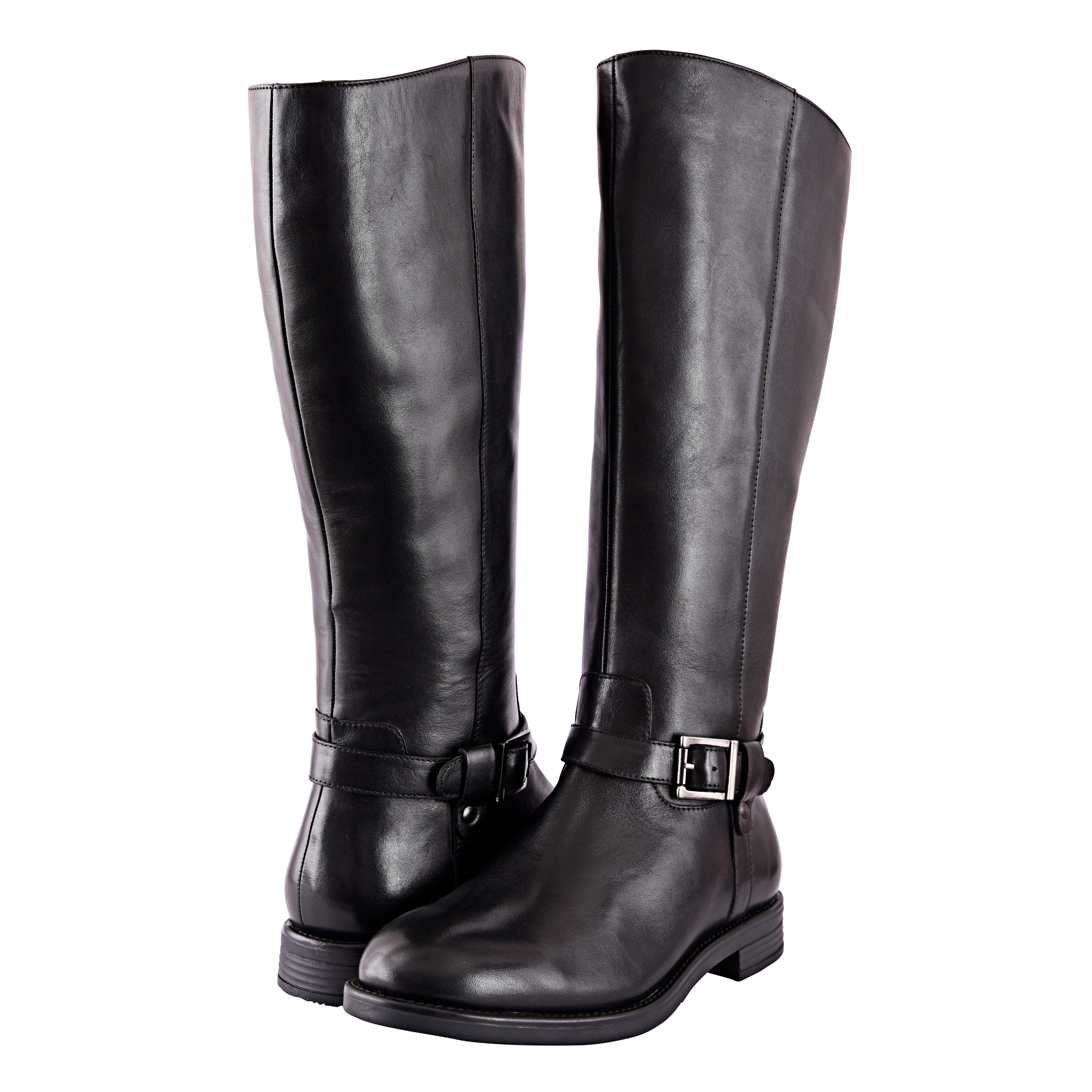 Aida Buckle Riding Boots